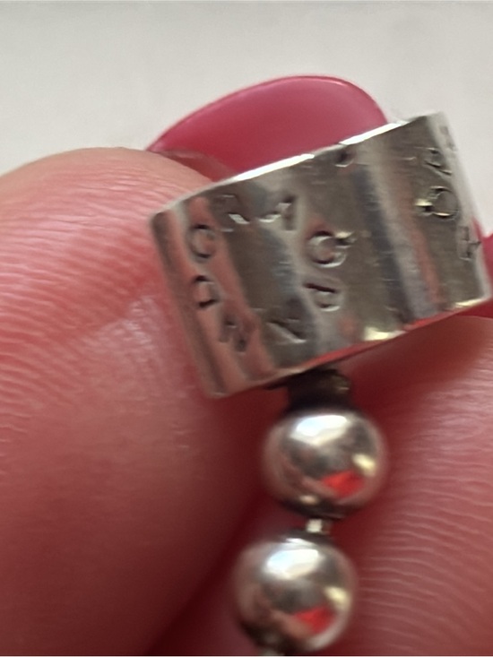 Pandora Sterling Silver Bead and Pave Bracelet - Picture 10 of 11